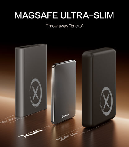 ULiXWH MagS-1 Power Bank (5000mAh, Slim, All-alloy, Grey)
