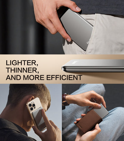 ULiXWH MagS-1 Power Bank (5000mAh, Slim, All-alloy, Grey)