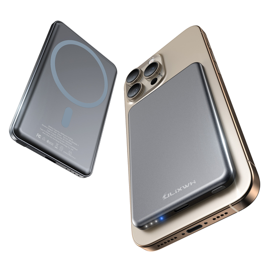 ULiXWH MagS-1 Power Bank (5000mAh, Slim, All-alloy, Grey)