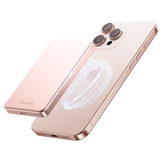 ULiXWH MagS-2 Power Bank (10K, Slim, Rose Gold)
