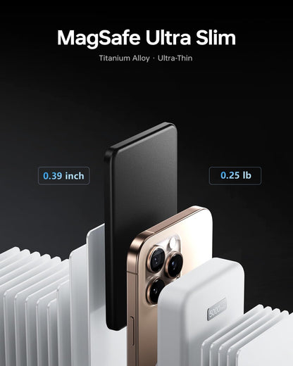 ULiXWH MagS-1 Power Bank (5000mAh, Slim, Black)