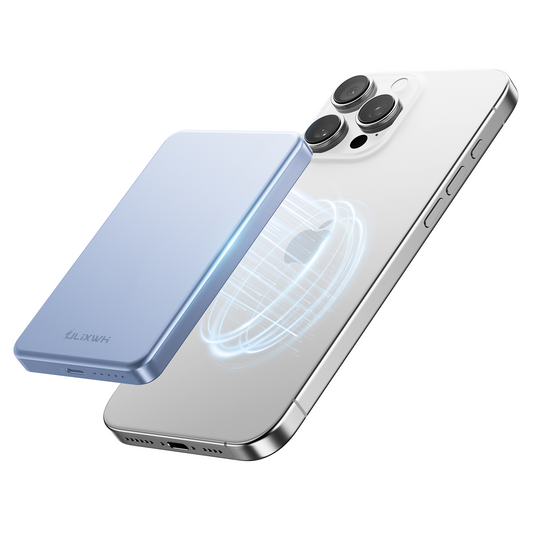 ULiXWH MagS-2 Power Bank (10K, Slim, Blue)